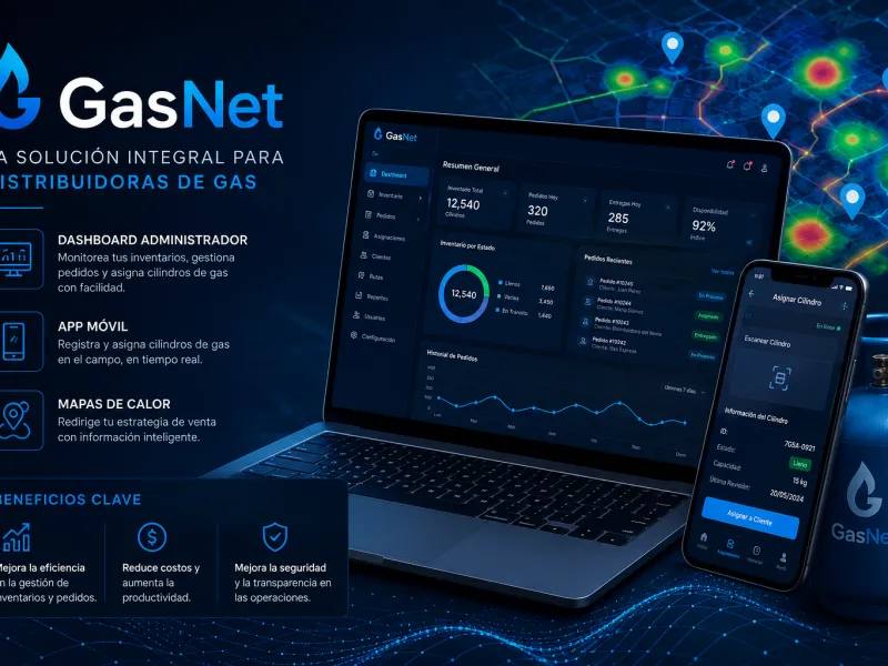Gas-Net - Solución Integral de Gestión de Distribución de Gas Licuado
